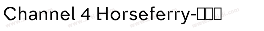Channel 4 Horseferry字体转换